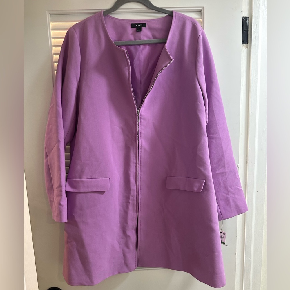 NWT Alfani Purple Jacket